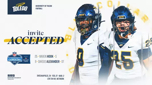 NFL Combine Maxen Hook and Darius Alexander
