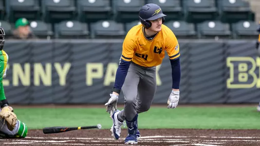 Feb 15, 2025; Eugene, Oregon, USA; Toledo vs Oregon in NCAA Baseball at PK Park. Credit: Craig Strobeck-Toledo Athletics
