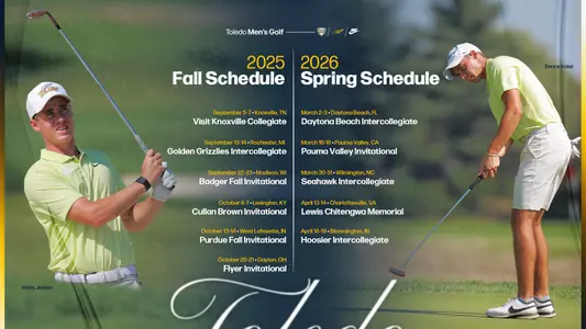 2025-26 Men's Golf Schedule