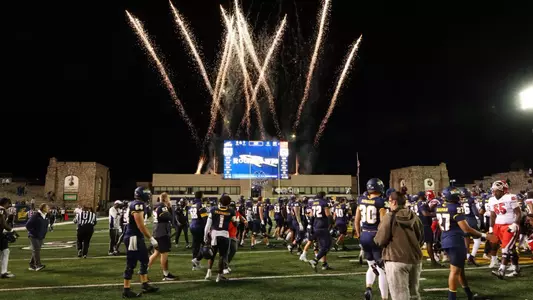 Glass Bowl post-game fireworks