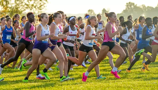 Karina James running at McNichols Invitational