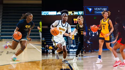 Jyah LoVett (left), Kendall Carruthers (center) and Faith Fedd-Robinson (right)