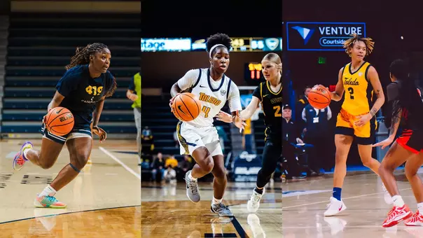 Jyah LoVett (left), Kendall Carruthers (center) and Faith Fedd-Robinson (right)