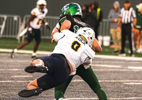 Andrew Zock QB sack at Eastern Michigan