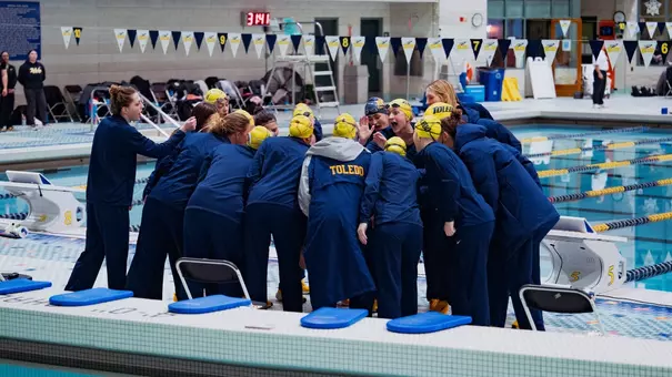 Swim Team Huddle