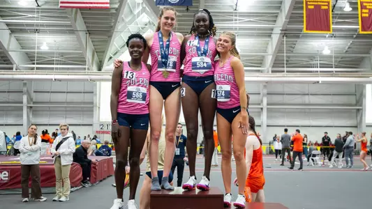 3000m Podium Photo - 2026 MAC Indoor TF Champs