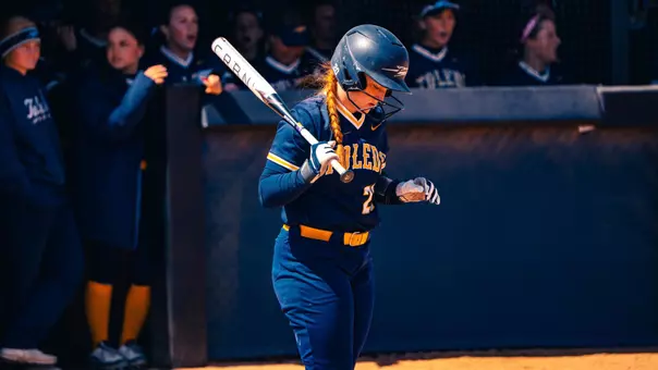 Aubrey Hensley holds her bat during her plate appearance at Scott Park