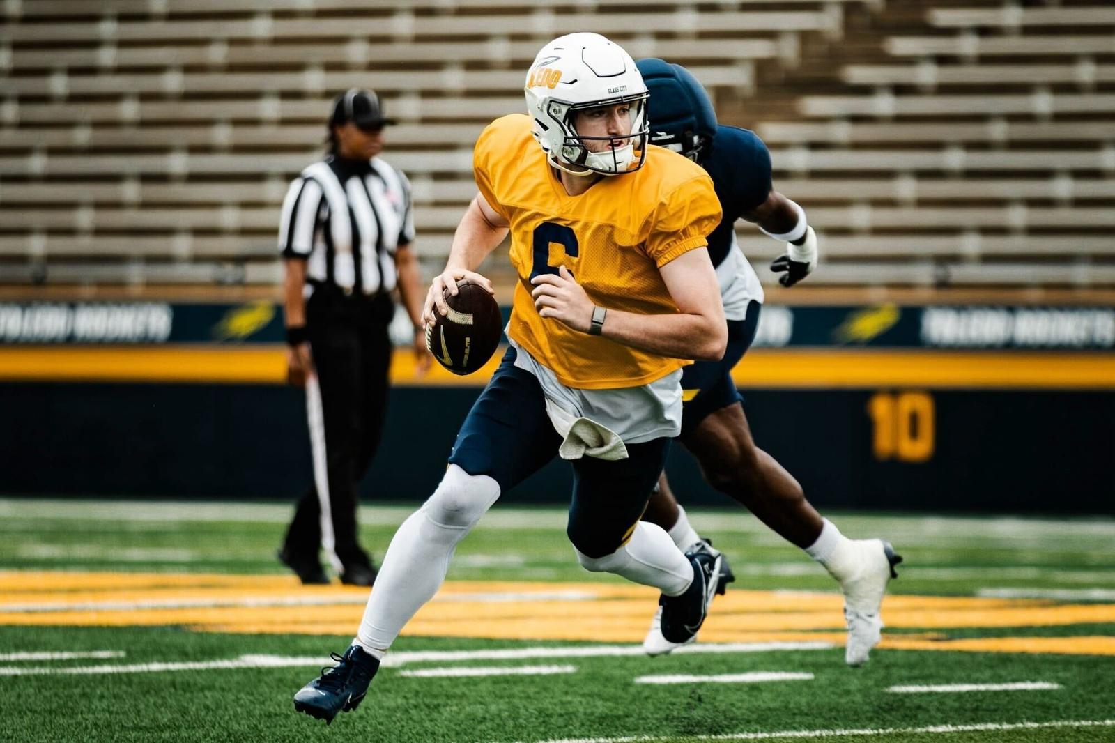 Rockets Conclude Spring Practice Season With Annual Spring Game at the Glass Bowl Rockets Conclude Spring Practice Season With Annual Spring Game at the Glass Bowl