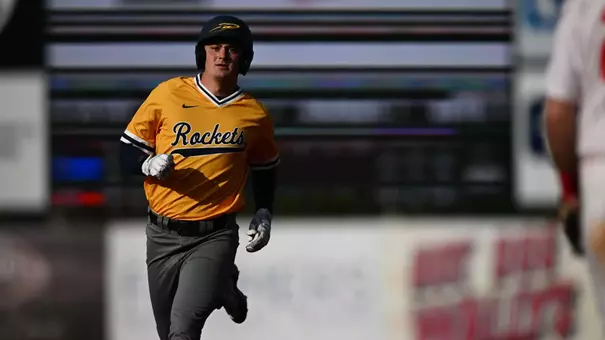Cole Cahill runs the bases against Youngstown State