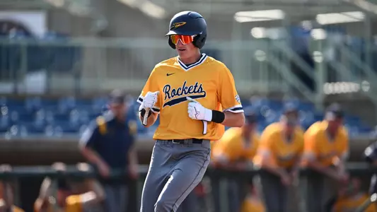 Liam Arsich running the bases