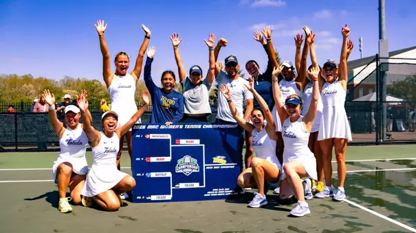 Women's Tennis Celebrating its 2026 MAC Tournament Championship