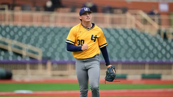 Nate Langbehn celebrates during win vs. Kent State