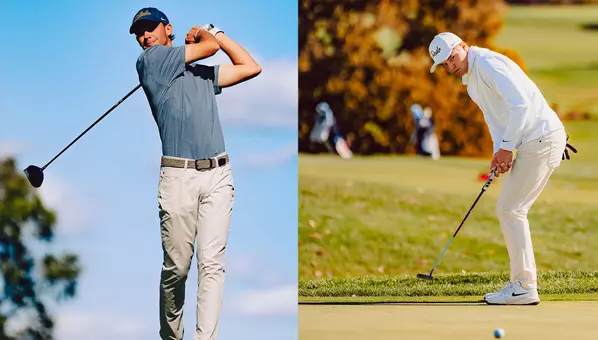Bence Kotel swinging & Bence Bertenyi putting