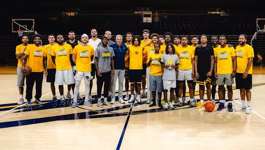 Men's Basketball Alumni Photo featuring players from last 16 years of Rockets