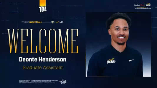 Deonte Henderson joins the Toledo women's basketball staff as a graduate assistant