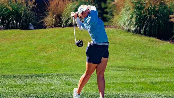 Clare Yeazell drives the ball
