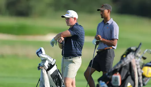 Harry McArdle waits to take another shot