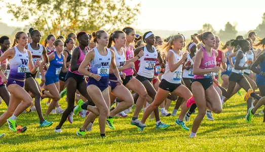 Rocket women running at John McNichols Invitational