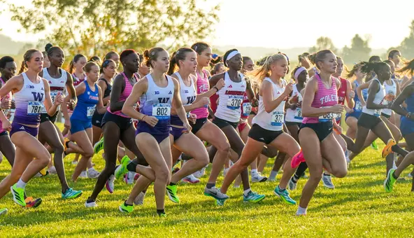 Rocket women running at John McNichols Invitational