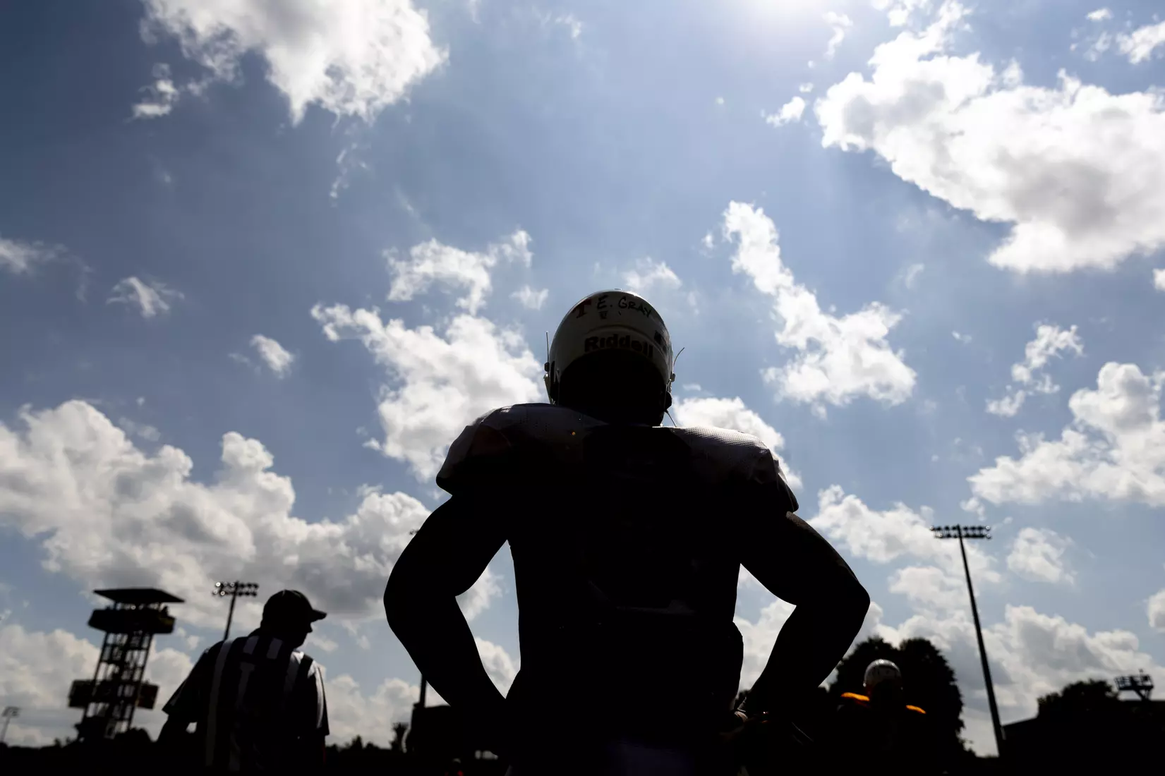 KNOXVILLE, TN - AUGUST 07, 2019 - Running back Eric Gray #3 of the Tennessee Volunteers during 2019 Fall Training Camp practice on Haslam Field in Knoxville, TN. Photo By Andrew Ferguson/Tennessee Athletics
