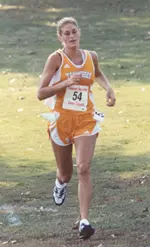 Sharon Dickie competes in her third NCAA Championship race.