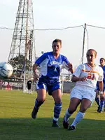 Sue Flamini had both goals for the Lady Vols.