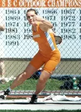 Diane Slinden placed 13th in the discus throw at the 2001 GMC Envoy USA Outdoor Track & Field National Championships.