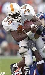 Travis Stephens was named to the 2001 Associated Press All-America team after rushing for a school record 1464 yards this season.