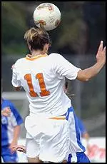 Keely Dowling's header gave UT a 1-0 lead.