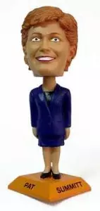 7 1/2" molded ceramic figure of Coach Pat Summitt