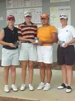 Young-A Yang poses for 3rd place finish at the 2002 SEC Championships.