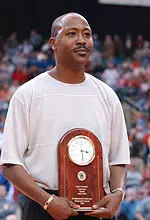 Tony White was honored as the Vols' SEC Living Legend at the 2002 SEC Tournament in Atlanta.