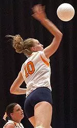 Kristen Andre had 10 kills on the night.