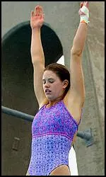 Sophomore Lauryn McCalley placed sixth on the one-meter springboard Saturday.
