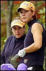 Golda Johansson and Head Coach Judy Pavon