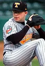 Ben Riley tossed his first complete game of the season, allowing one unearned run.