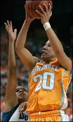Kara Lawson pulls up for a jumper during Sunday's 66-56 win over Duke.