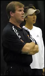 Co-Head Coaches Mike and Sonia Patrick watched their team fall to the #6 team in the country.
