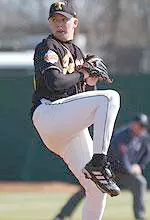 Ben Riley hurled five shutout innings in his second win of the season.