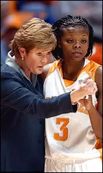 Coach Summitt, Tasha Butts and the Lady Vols open up the 2004 NCAA Tournament Saturday in Tallahassee, Florida.