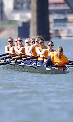 The Lady Vol varsity 8+ is undefeated this season.