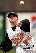 Derek Tharpe matched his career high with 12 strikeouts in 6 2/3 innings.