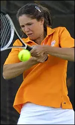 Blakeley Griffth was victorious over Kelly Schmandt 6-4, 6-2