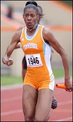 Trotter finished second in the 400m dash.