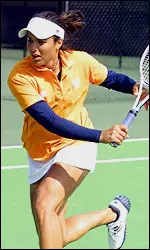 Sabita Maharaj fell 6-3, 6-1 to 53rd-ranked Michelle DaCosta of Michigan.