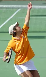 Tammy Encina is ranked 37th nationally entering the NCAA Singles Championships.