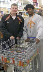 Ty Pryor with Julio Borbon