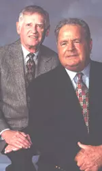 Haywood Harris (L) with Gus Manning