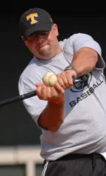 Raleigh Swinging At Baseball