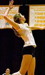 Fowler Competing In Volleyball